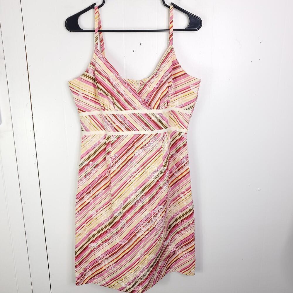 Womens Dress Vintage Y2K Large Colorful Babydoll Empire Waist Sundress Aqua Blue